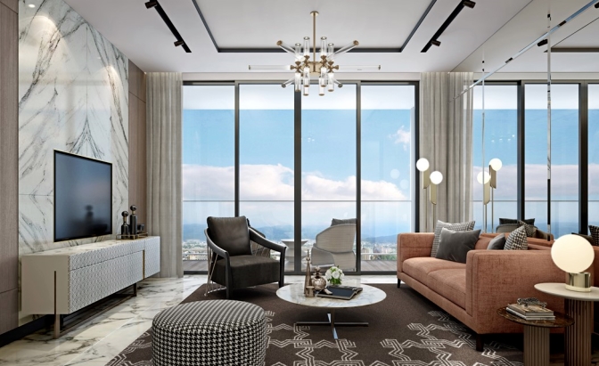 Phong cách nội thất của The Platinum
